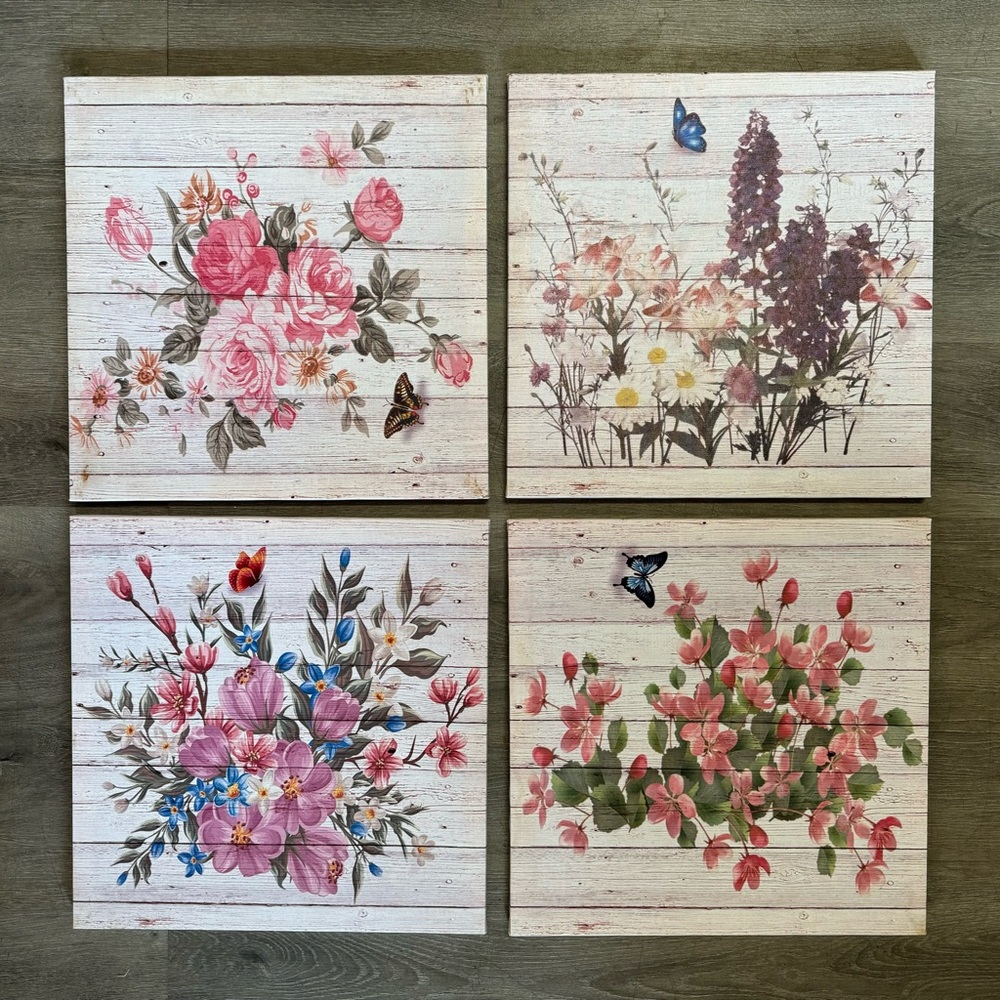 4 piece wall canvas art